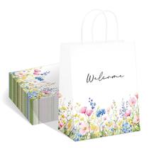 Sacos de presente de boas-vindas QIELSER Watercolor Wildflowers (50 unidades) Sacos de presente de boas-vindas QIELSER Watercolor Wildflowers (50 unidades)