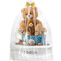 Sacos de presente de celofane woric 6PCS 127x152cm para cestas de presentes Sacos de presente de celofane woric 6PCS 127x152cm para cestas de presentes