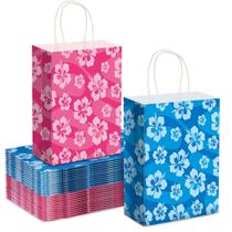 Sacos de presente de festa Kolldenn Hawaiian Tropical, 24 unidades de papel