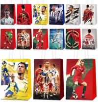 Sacos de presente de festa Mukity Soccer, 24 peças, 12 padrões para crianças
