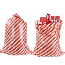 Sacos de presente de Natal com cordão extra grandes, 142x91 cm, 2 unidades Sacos de presente de Natal com cordão extra grandes, 142x91 cm, 2 unidades