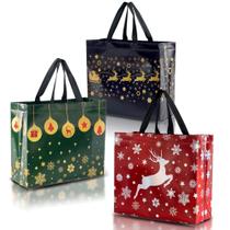 Sacos de presente de Natal Nush Nush Large 33x13x28 cm, conjunto 12 Sacos de presente de Natal Nush Nush Large 33x13x28 cm, conjunto 12