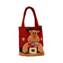 Sacos De Presente De Natal Para Crianças Boneco De Neve Fawn Candy Tote Bags 2pcs Decorações De