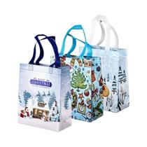 Sacos De Presente De Natal Reutilizáveis Em Tamanhos Variados, 3 Peças Com Alça Para Lembrancinhas Sacos De Presente De Natal Reutilizáveis Em Tamanhos Variados, 3 Peças Com Alça Para Lembrancinhas