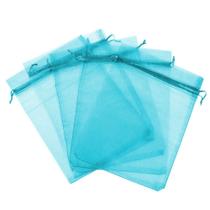 Sacos de presente de organza Boshen 13x18cm 200 unidades azul azul-petróleo Sacos de presente de organza Boshen 13x18cm 200 unidades azul azul-petróleo