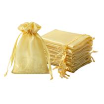 Sacos de presente de organza QIANF, 20 peças com cordão de 10 x 15 cm