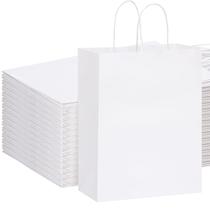 Sacos de presente de papel OUTXED Kraft 10x13x5cm com alças 100 unidades