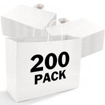 Sacos de presente de papel XPCARE, pacote com 200, grandes, com alças de 40 x 15 x 30 cm