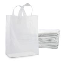 Sacos de presente de plástico Prime Line Packaging Frosted 10x5x13cm, pacote com 100 Sacos de presente de plástico Prime Line Packaging Frosted 10x5x13cm, pacote com 100