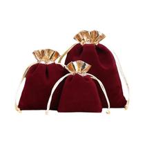 Sacos De Presente De Veludo Com Cordão 10pcs, Bolsas Para Joias, Lembrancinhas De Festa, Sacolas