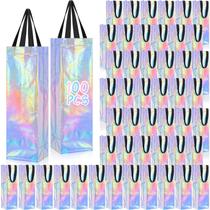 Sacos de presente de vinho Windyun 100 unidades iridescentes 35x9x10 cm