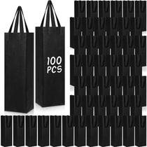Sacos de presente de vinho Windyun 100 unidades reutilizáveis 35x9x10cm com alça