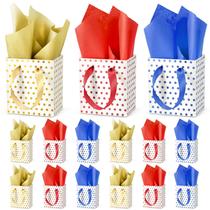 Sacos de presente DOYIDE Small, 30 peças com alças, papel de 11 x 7 x 11,5 cm