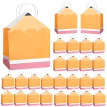 Sacos de presente em forma de lápis Feifeiya, 12 peças, 20x26x10 cm