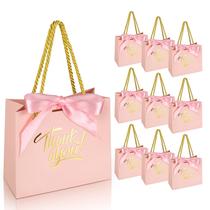 Sacos de presente EQOREIIN Thank You com alças de 14x6x12cm, pacote com 30