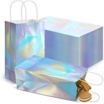 Sacos de presente Estune Iridescent Holographic Party Favor x30
