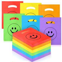 Sacos de presente Geyee Smile Face 300 unidades de 15 x 20 cm de plástico multicolorido Sacos de presente Geyee Smile Face 300 unidades de 15 x 20 cm de plástico multicolorido