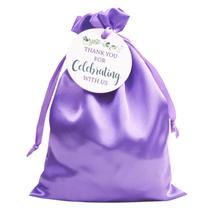 Sacos de presente GUIFIER 30 peças de cetim 13x18 cm roxos