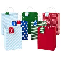 Sacos de presente Hallmark Assorted 3 grandes 33 cm 4 médios 24 cm Sacos de presente Hallmark Assorted 3 grandes 33 cm 4 médios 24 cm
