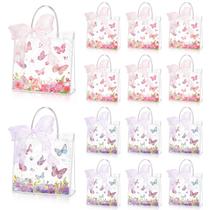 Sacos de presente Hosuly Butterfly Flower PVC Spring 24 unidades