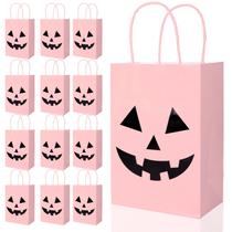 Sacos de presente JarthenaAMCS Halloween Kraft Paper 24 unidades Jack O' Lantern Sacos de presente JarthenaAMCS Halloween Kraft Paper 24 unidades Jack O' Lantern
