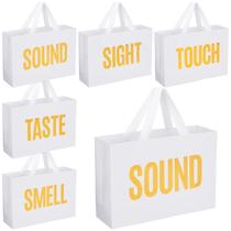 Sacos de presente Kolldenn 5 peças Five Senses White 38x27x12 cm Sacos de presente Kolldenn 5 peças Five Senses White 38x27x12 cm