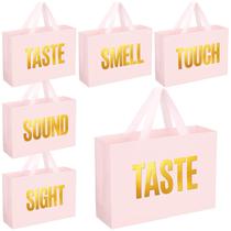 Sacos de presente Kolldenn 5 Senses for Him Her com alças de fita Sacos de presente Kolldenn 5 Senses for Him Her com alças de fita