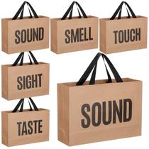 Sacos de presente Kolldenn 5 Senses Kraft Paper 38x27x12 cm 5 unidades Sacos de presente Kolldenn 5 Senses Kraft Paper 38x27x12 cm 5 unidades