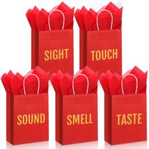 Sacos de presente Kolldenn 5 Senses Red Kraft 21x11x27 cm Sacos de presente Kolldenn 5 Senses Red Kraft 21x11x27 cm