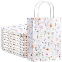 Sacos de presente Kolldenn Wildflower Design 21x15x8cm (pacote com 24)