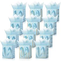 Sacos de presente metálicos Tenare de 12 peças com papel de seda 18x10x23 cm Sacos de presente metálicos Tenare de 12 peças com papel de seda 18x10x23 cm