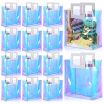 Sacos de presente Newwiee Clear Holographic Tote 18 unidades de PVC Classic