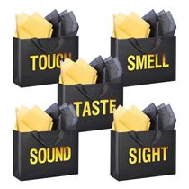 Sacos de presente Nimbbex 32x22x10 cm Gold Foil Black 5 Senses Sacos de presente Nimbbex 32x22x10 cm Gold Foil Black 5 Senses