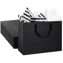 Sacos de presente Ohuimrt, pacote com 12, 16 extras grandes com papel de seda