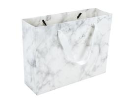 Sacos de presente, papel de mármore HUAPRINT com alças de fita, 20 unidades