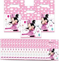 Sacos de presente Party Favor DLUHOS Mini Mouse, 30 unidades para festas infantis Sacos de presente Party Favor DLUHOS Mini Mouse, 30 unidades para festas infantis