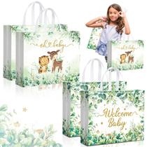 Sacos de presente Pasimy Extra Large Jumbo Non Woven, 4 peças verdes