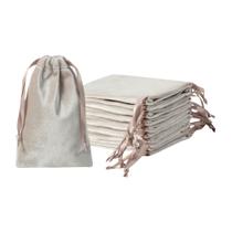 Sacos de presente QIANF Velvet Drawstring 10x15 cm 12 unidades