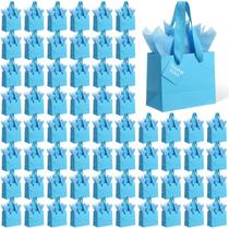 Sacos de presente Qilery Halloween Mini Paper 50 unidades com papel de seda