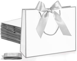 Sacos de presente Silkfly Thank You, dama de honra de casamento de 12x10x4"