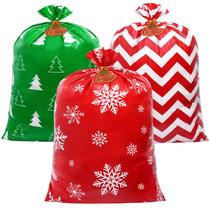 Sacos de presente Sofier 3 peças Jumbo Christmas 91x112 cm Snowflake Sacos de presente Sofier 3 peças Jumbo Christmas 91x112 cm Snowflake