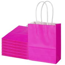 Sacos de presente SPERPAND 50 unidades de papel kraft com alças 16,5 x 12 x 6 cm