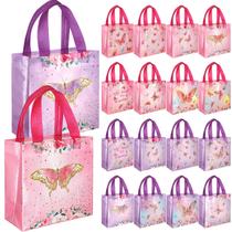 Sacos de presente Sweetude Butterfly Pink/Purple 40 unidades reutilizáveis