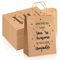 Sacos de presente Tenceur, 20 peças de papel kraft marrom, 21x11x27 cm Sacos de presente Tenceur, 20 peças de papel kraft marrom, 21x11x27 cm