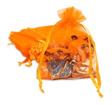 Sacos de presente The DisplayGuys, pacote com 100 x 10 x 15 cm, Orange Sheer Sacos de presente The DisplayGuys, pacote com 100 x 10 x 15 cm, Orange Sheer