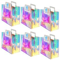 Sacos de presente VUOJUR Holographic 21x20x10 cm 6 unidades