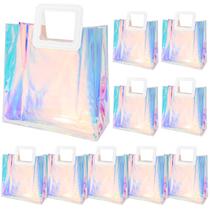 Sacos de presente Whaline Clear Holographic PVC 20x20x10,1 cm (10 unidades) Sacos de presente Whaline Clear Holographic PVC 20x20x10,1 cm (10 unidades)