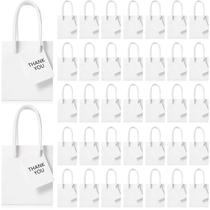 Sacos de presente Zhehao Mini, pacote 50, 10 x 7 x 11,5 cm, papelão branco