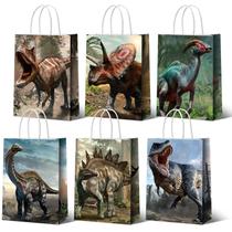 Sacos de presentes de dinossauro, festa, lembrancinha de dinossauro, 18 unidades para crianças