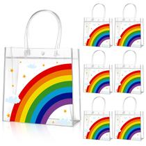 Sacos de presentes de festa Aliceset Clear Plastic Rainbow 20 unidades Sacos de presentes de festa Aliceset Clear Plastic Rainbow 20 unidades